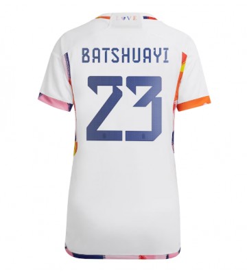 Belgien Michy Batshuayi #23 Udebanetrøje Dame VM 2022 Kort ærmer